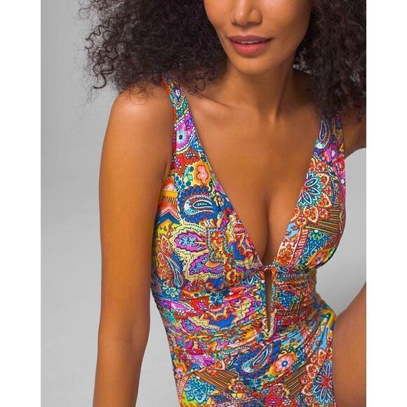 Bleu Rod Beattie groovy colorful swimsuit. - Picture 5 of 10